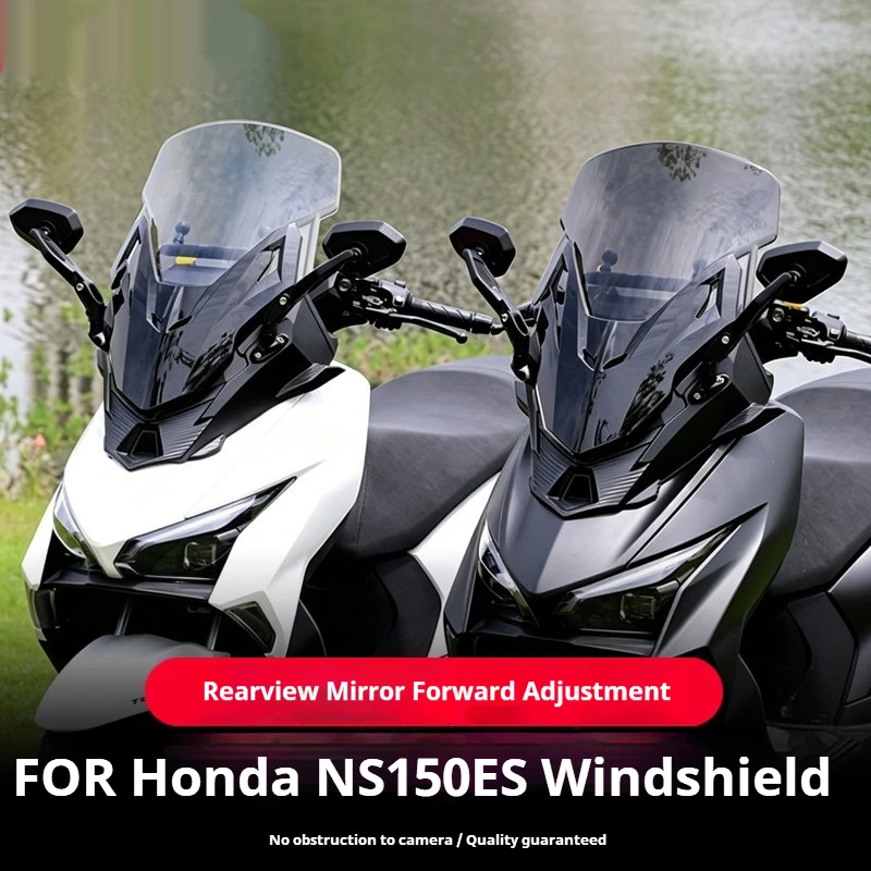 For Sundiro-Honda NS150ES JINQILONG Windscreen With Mirror Forward Relocation Bracket Parabrisas moto