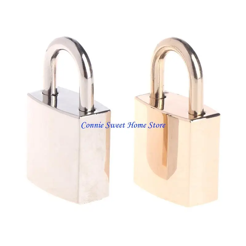 LXAF Square Archaize Padlocks With for Key Metal for Wish Lock Jewelry Box Decorative