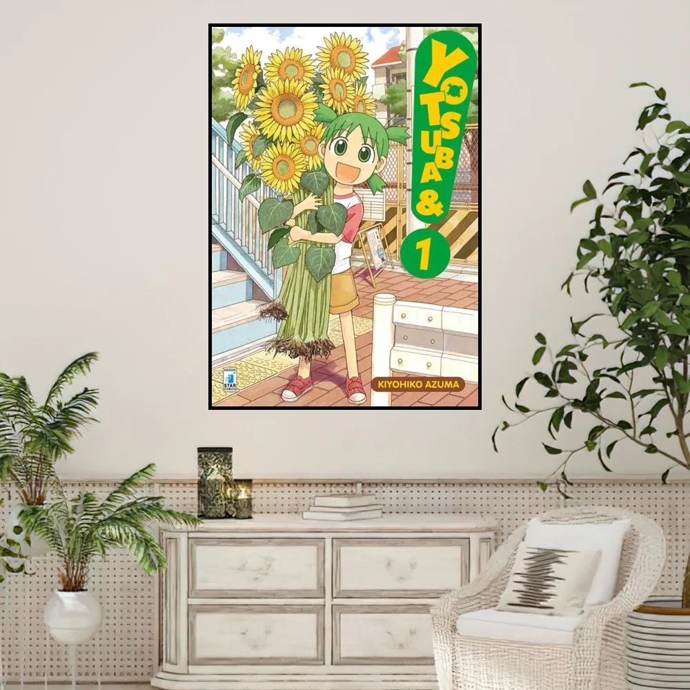 bilibili Yotsubato Anime Poster Prints Wall Sticker Painting Bedroom Living Room Decoration Office Home Self Adhesive