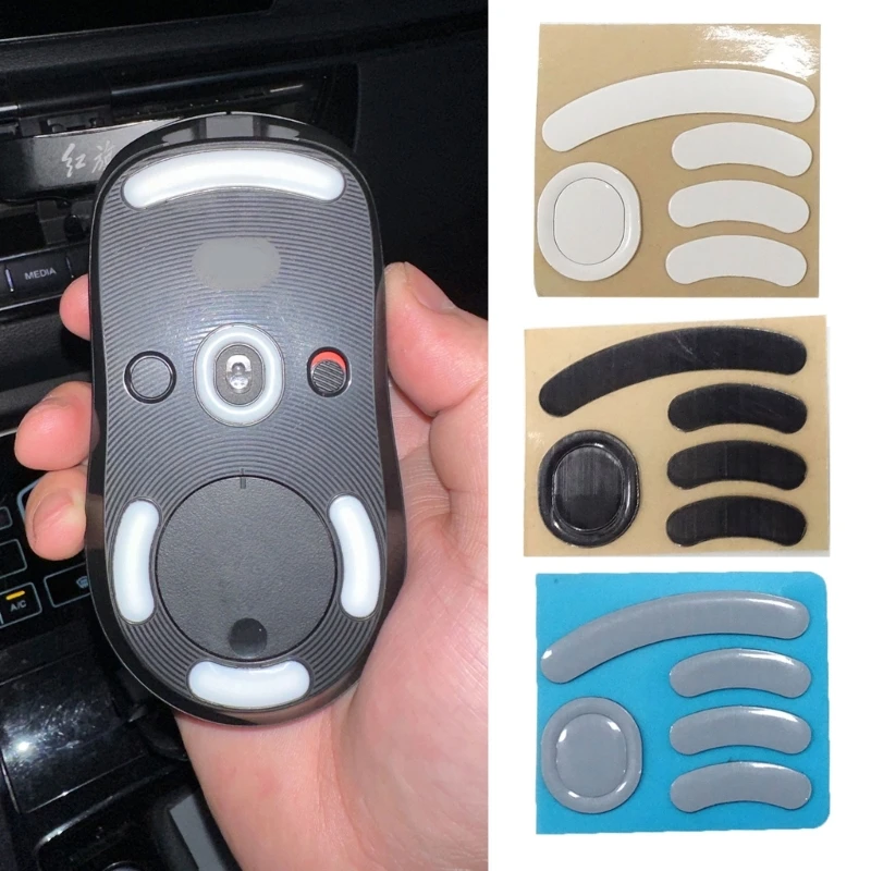 1Set Mouse Feet For Logitech G Pro Wireless Mouse Replacement Mouse Feet Glides Curved Edges Mouse Feet Sticker