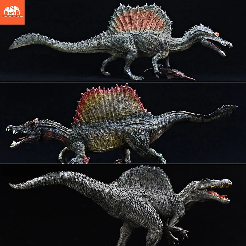 Figuras de Acción de Dinosaurios Jurásicos - T-Rex y Espinosaurio, Modelo de Animal de Simulación Sólida, Juguete Coleccionable, Regalo para Niños