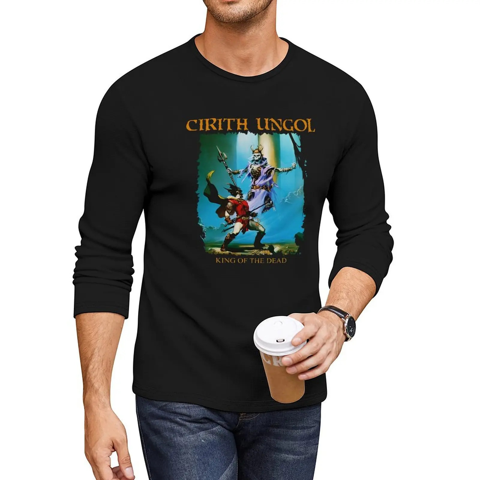 Cirith Ungol Long T-Shirt oversized t shirts graphics t shirt customized t shirts mens funny shirts