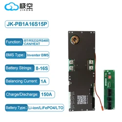 JKBMS Smart Inventer BMS do akumulatorów 24v 36v 48v 100A 16S z komunikacją CAN z zapasami