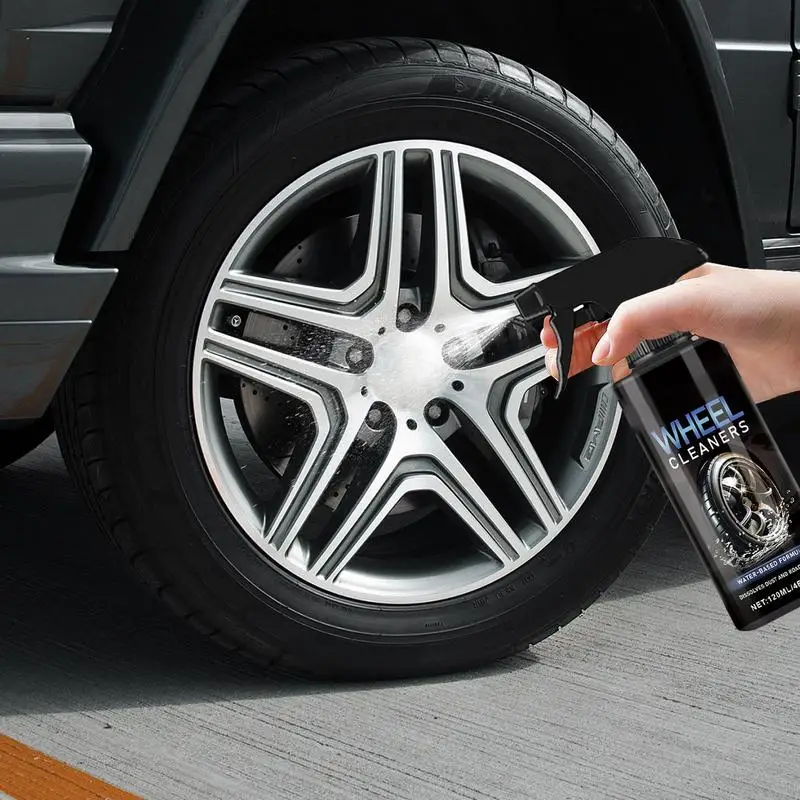 

Car Wheel Cleaner Spray 120ml Portable Tire Cleaner Wheel Care Convenient Car Cleaner Spray For Cars Trucks SUVs