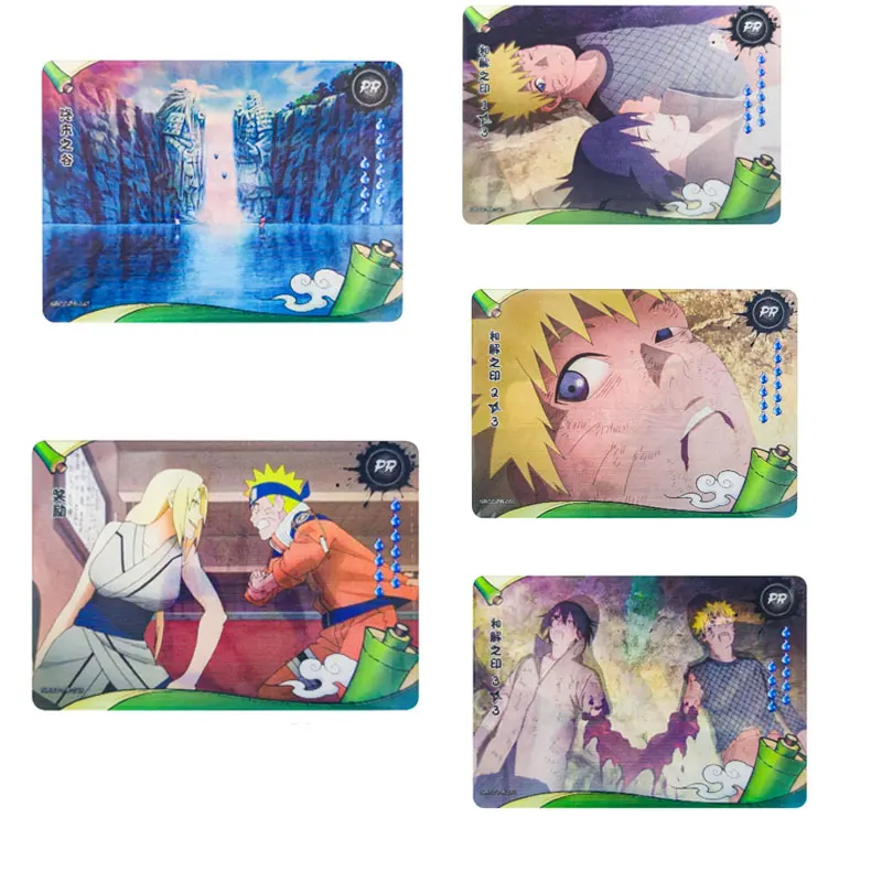 KAYOU-tarjeta de colección NARUTO de actividades raras PR(029-053), hoja única, Hatake Kakashi Uzumaki Naruto Haku Momochi Zabuza