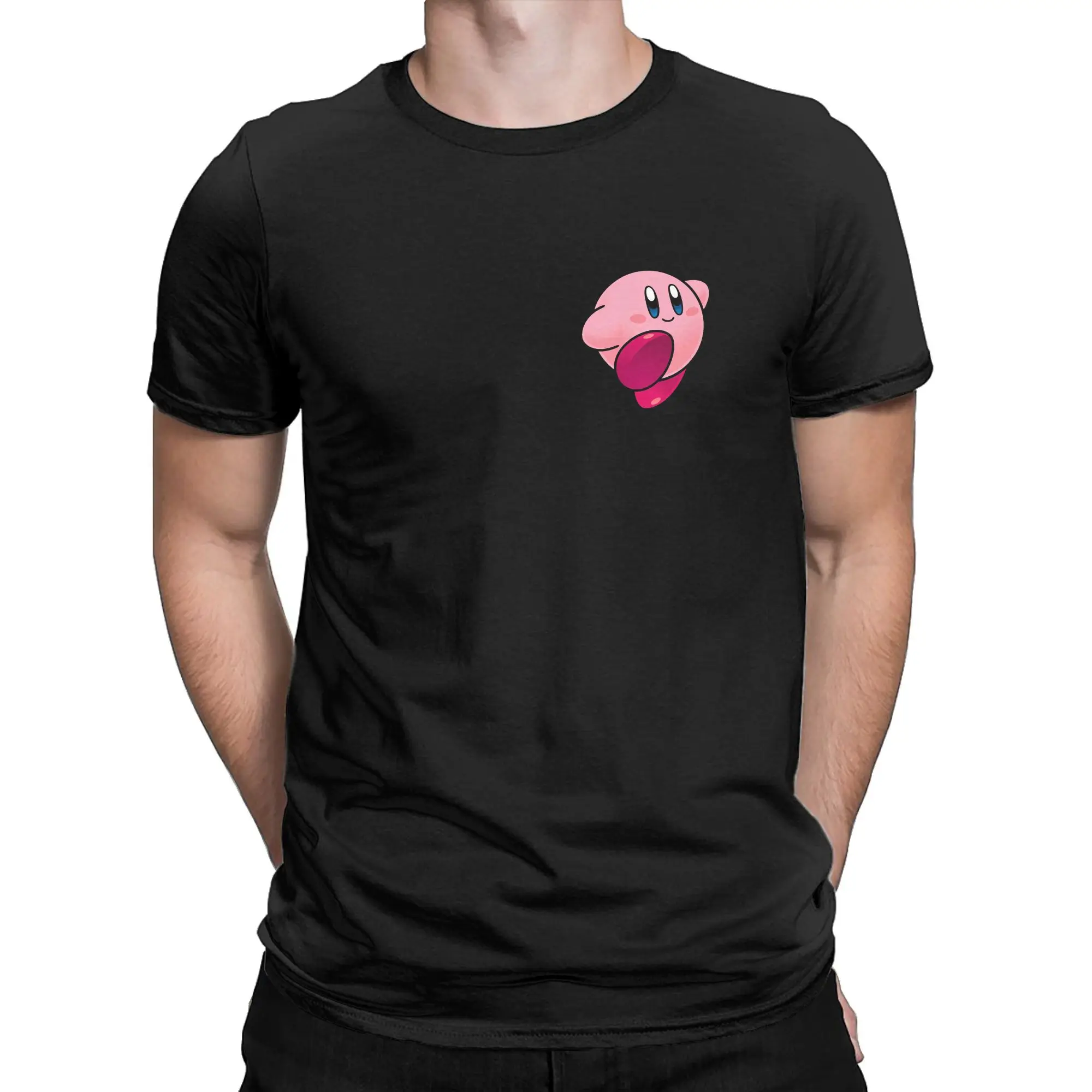 Kirbys Cartoon Game Tshirt For Men Women Cotton Tops Casual  Crewneck Short Sleeve