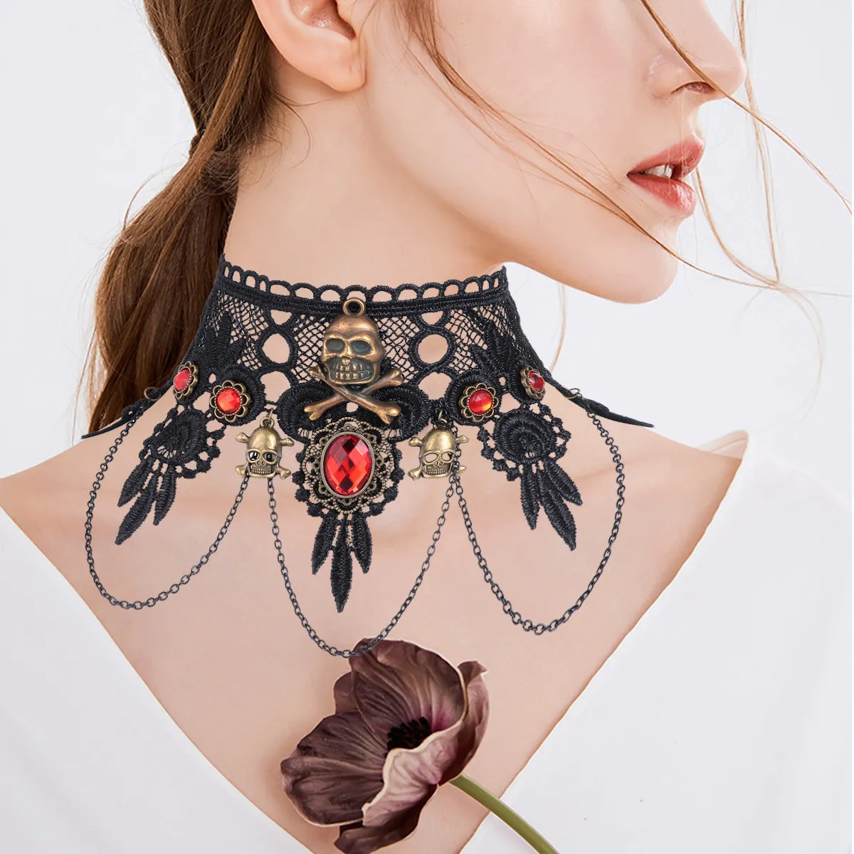 colar-gotico-de-renda-com-caveira-gargantilha-ajustavel-para-mulheres-acabamento-fino-leve-confortavel-elegante-e-exclusivo-1-peca
