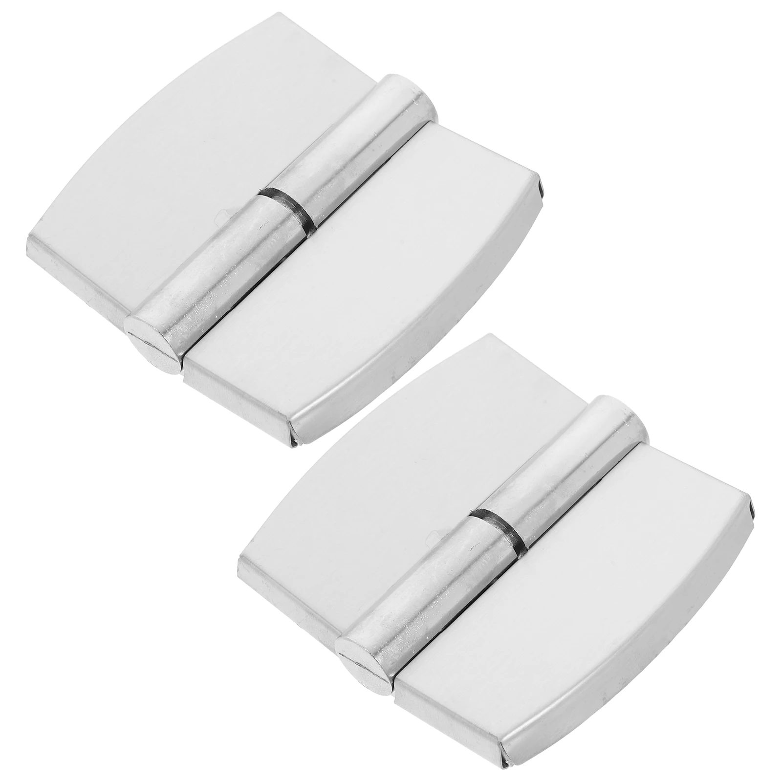 

2pcs Self Closing Door Hinges Stainless Steel Heavy Duty Detachable Design Adjustable Height for Public Restroom Toilet Upper