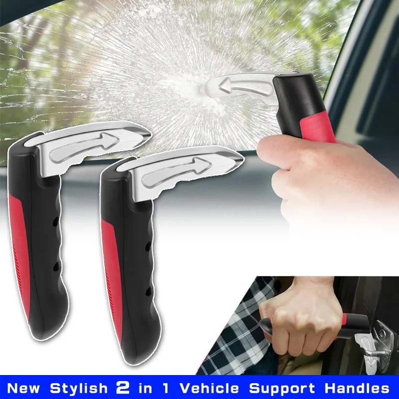 

Ручка для помощи двери автомобиля 2 в 1, многофункциональные ручки для поддержки автомобиля, оконный выключатель, портативная автомобильная ручка для автомобиля