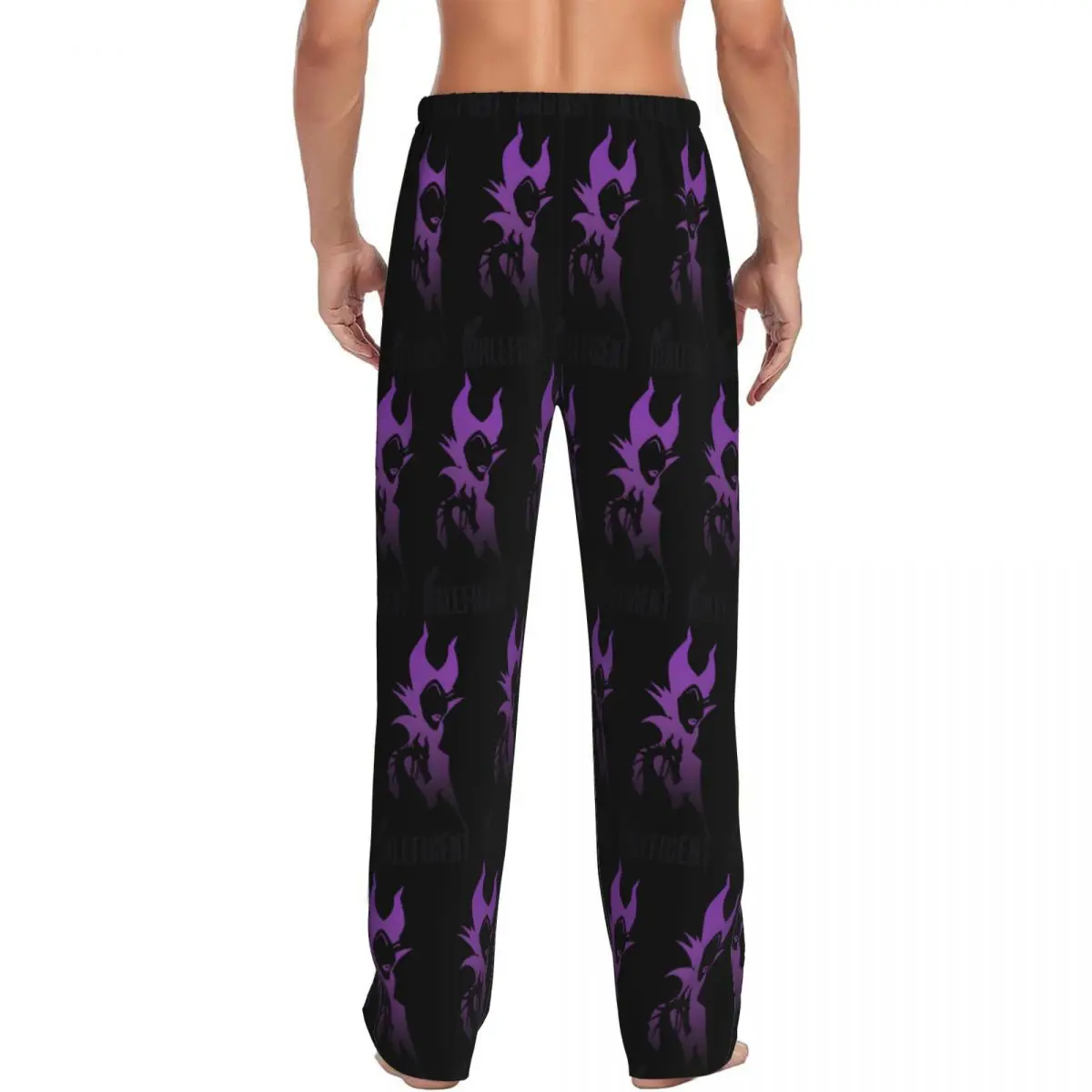 Custom Print Maleficent Pyjamahose Herren-Schlafanzughose mit Taschen