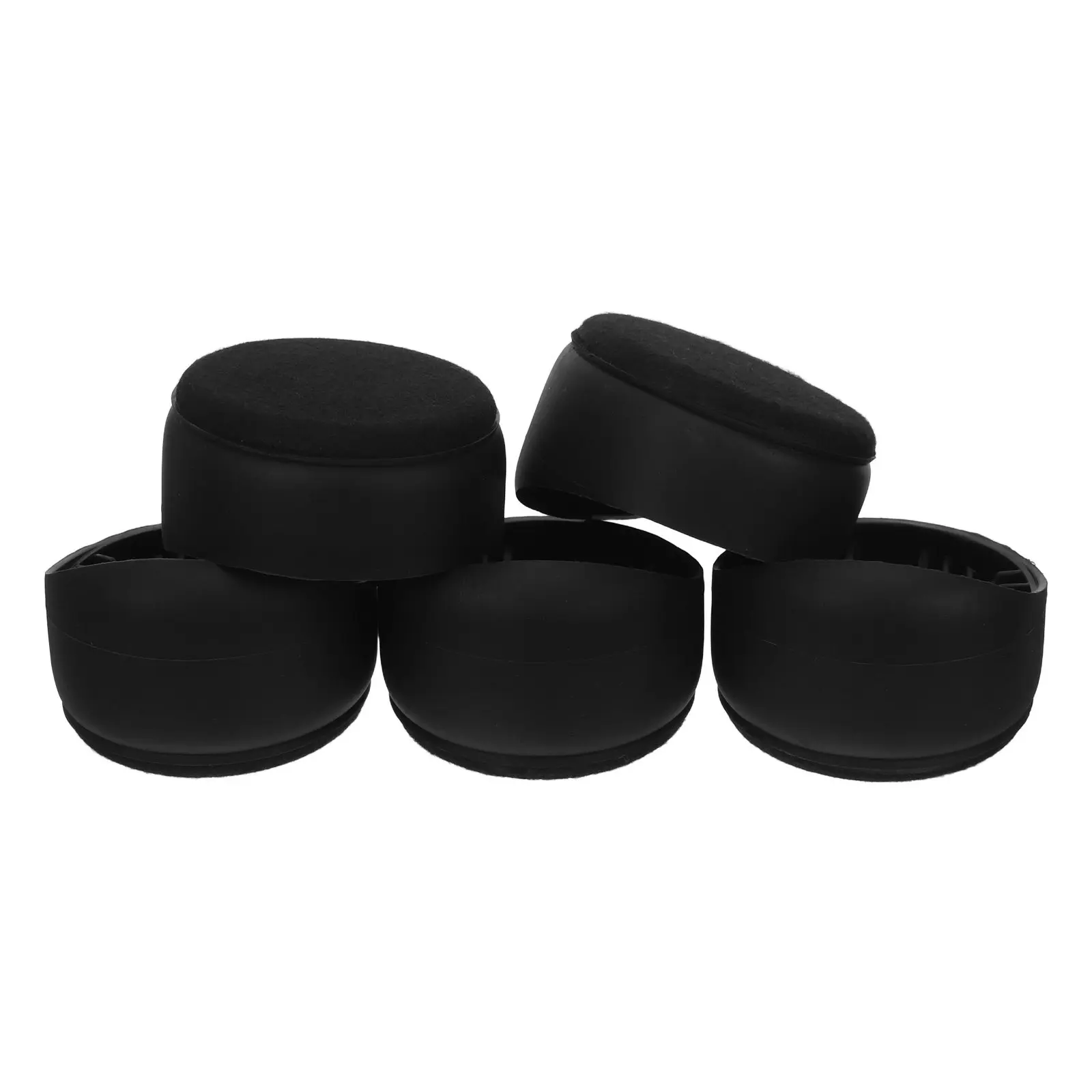 5Pcs Chair Leg Protective Pads Furniture Coasters Caster Cups Non Slip Floor Protectors Anti Skid Chair Glide Pads for Office