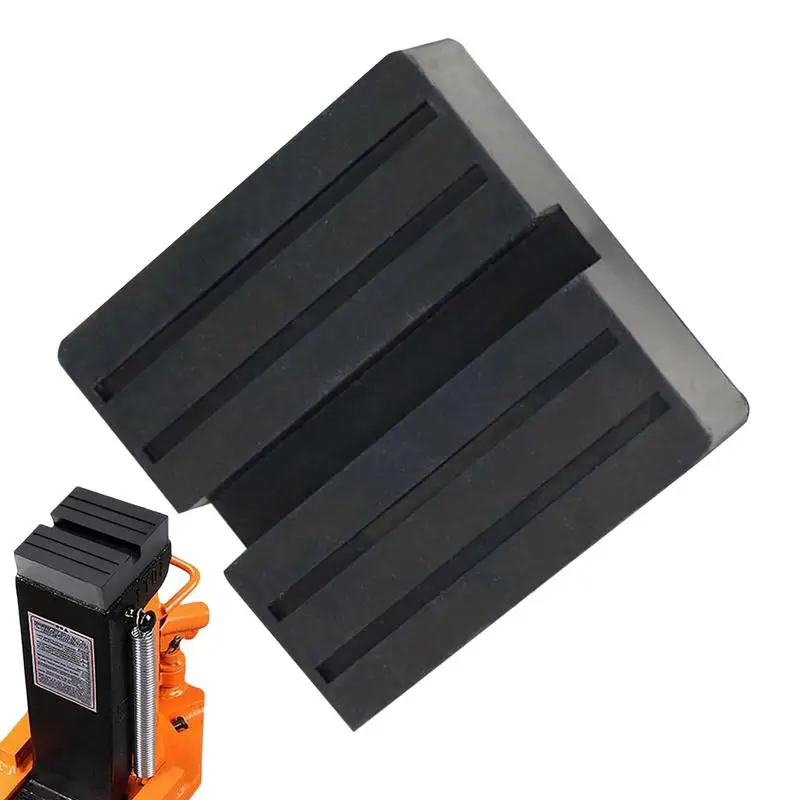 

Jack Pads Car Anti-Slip Jack Rubber Pad Square Heavy Duty Support Block Anti-Slip Rail Repair Tool For Floor Beam & Lift