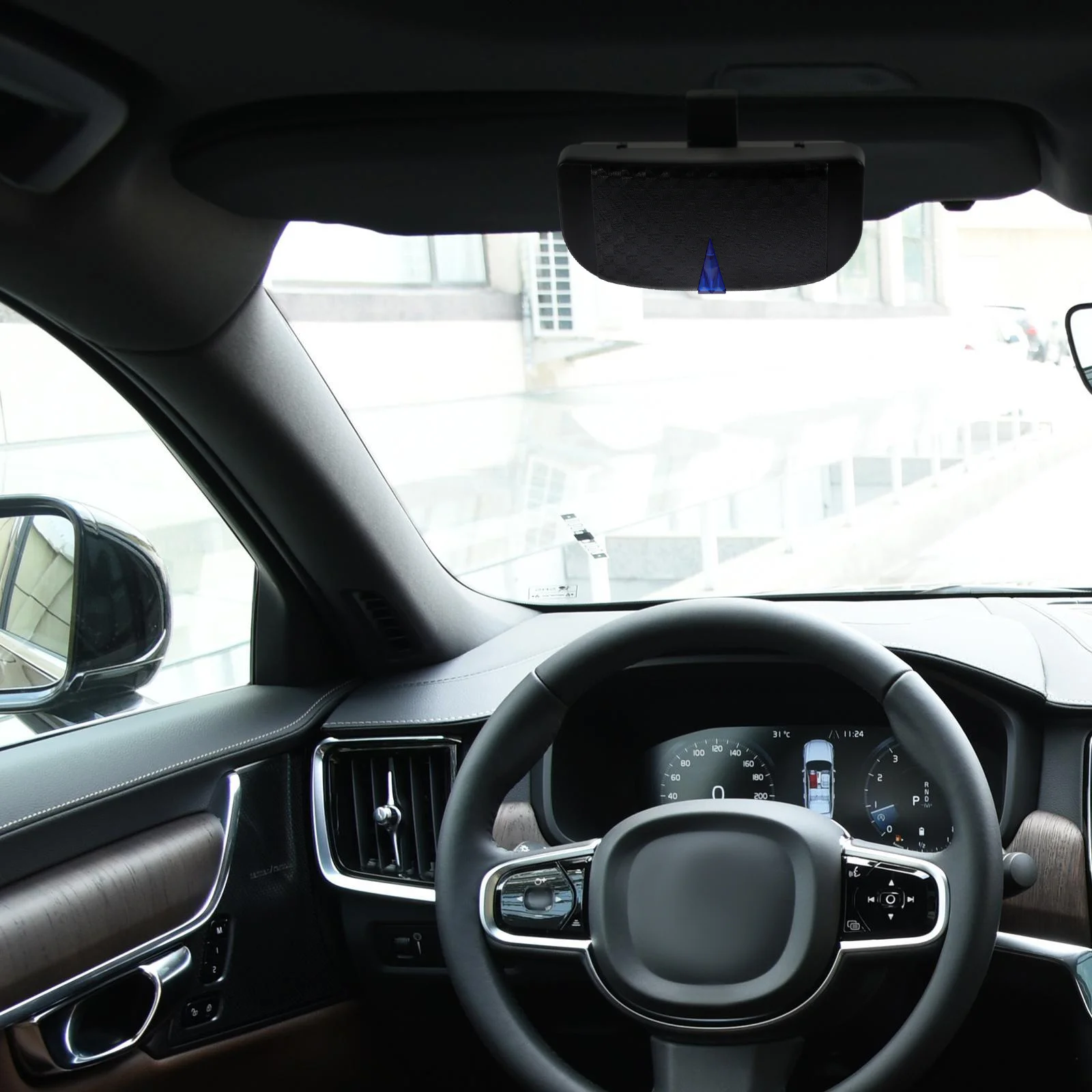 

1 шт. органайзер для салона автомобиля, прочная коробка для солнцезащитных очков, простой дизайн, практичный чехол для хранения автомобиля, чехол для автомобильных солнцезащитных очков