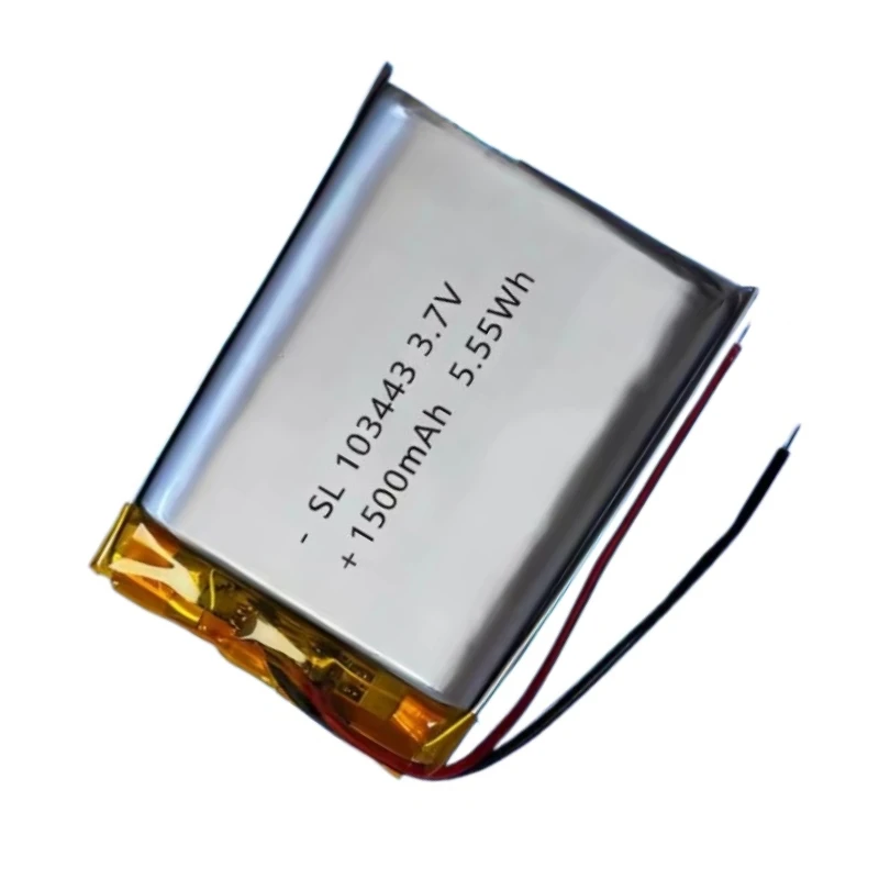 Haute qualité nouvelle 3.7 V 1500 mAh 103443 remplacement Li Lipo batterie Rechargeable pour caméra GPS LED MP3 MP4