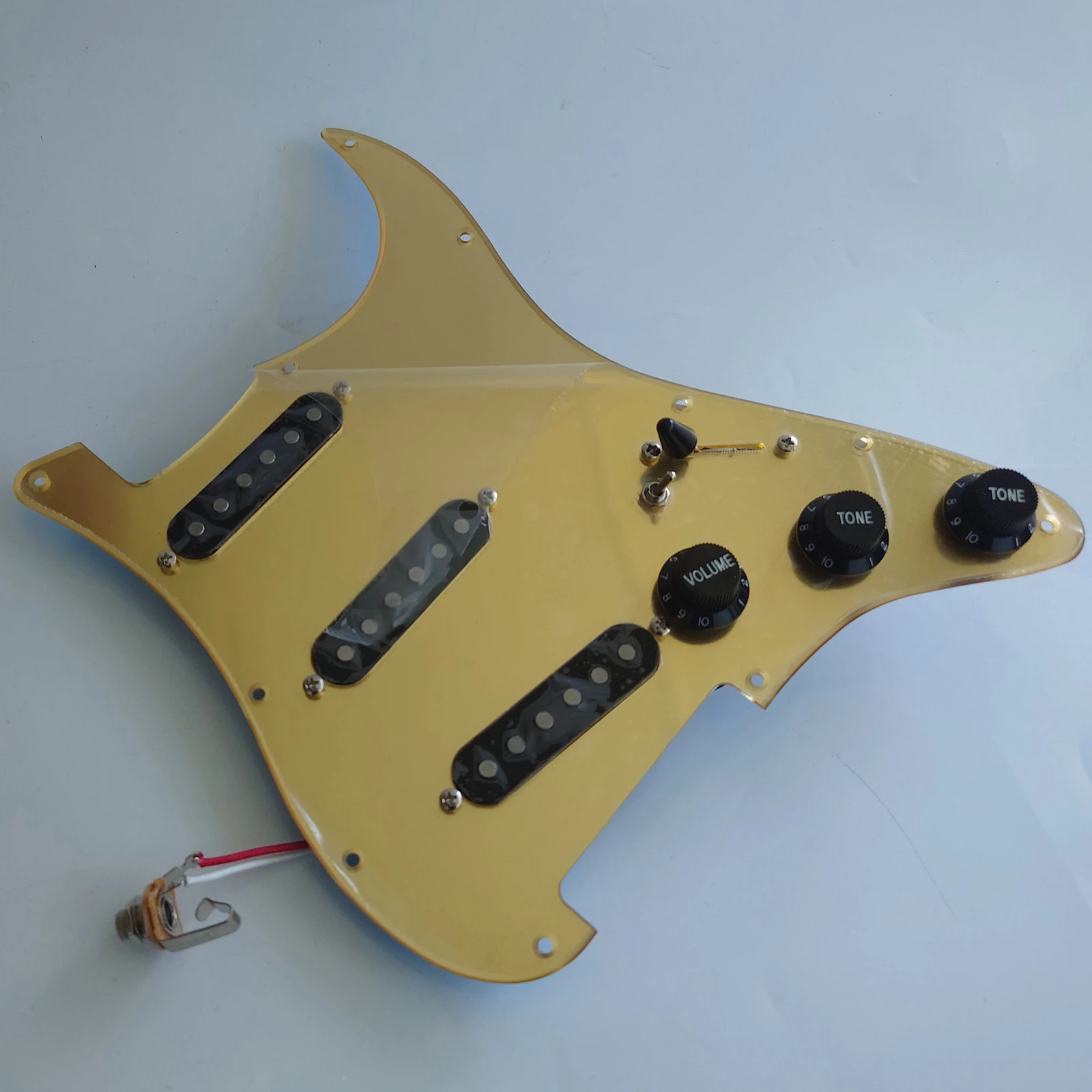 Guitar Prewired Loaded Pickguard with Coil Splitting Alnico5 Pickup Set for ST Electric Guitars Replacement Parts