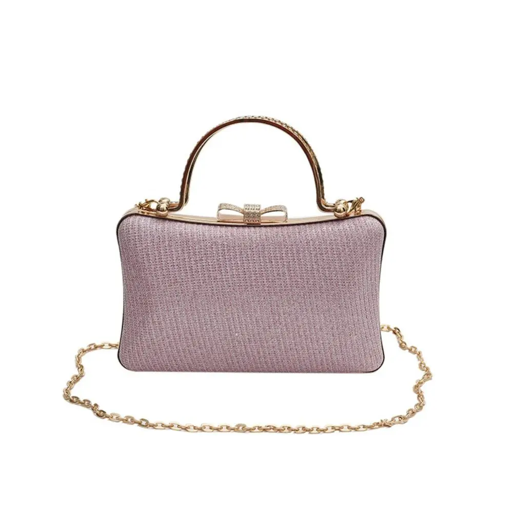

Casual Glitter Evening Banquet Bag Wrist Bag Large Capacity Box Handbag Shoulder Bag Crossbody Bag Ladies Clutch Bag Women