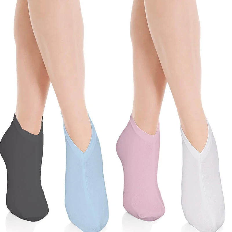 1Pair Cotton Elastic Moisturizing Socks 21cm Overnight Foot Cream Lock Soft Breathable For Dry Feet Spa Treatment Accessories