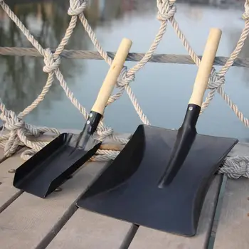 ארובה אח אבן כלים פלדה dustpan אפר אח אבן ניקוי כלי עץ אביזרים