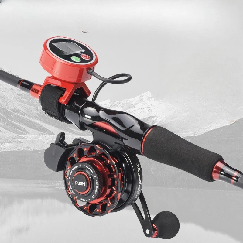 

raft fishing wheel counting micro lead wheel front beating wheel all metal slow descent digital