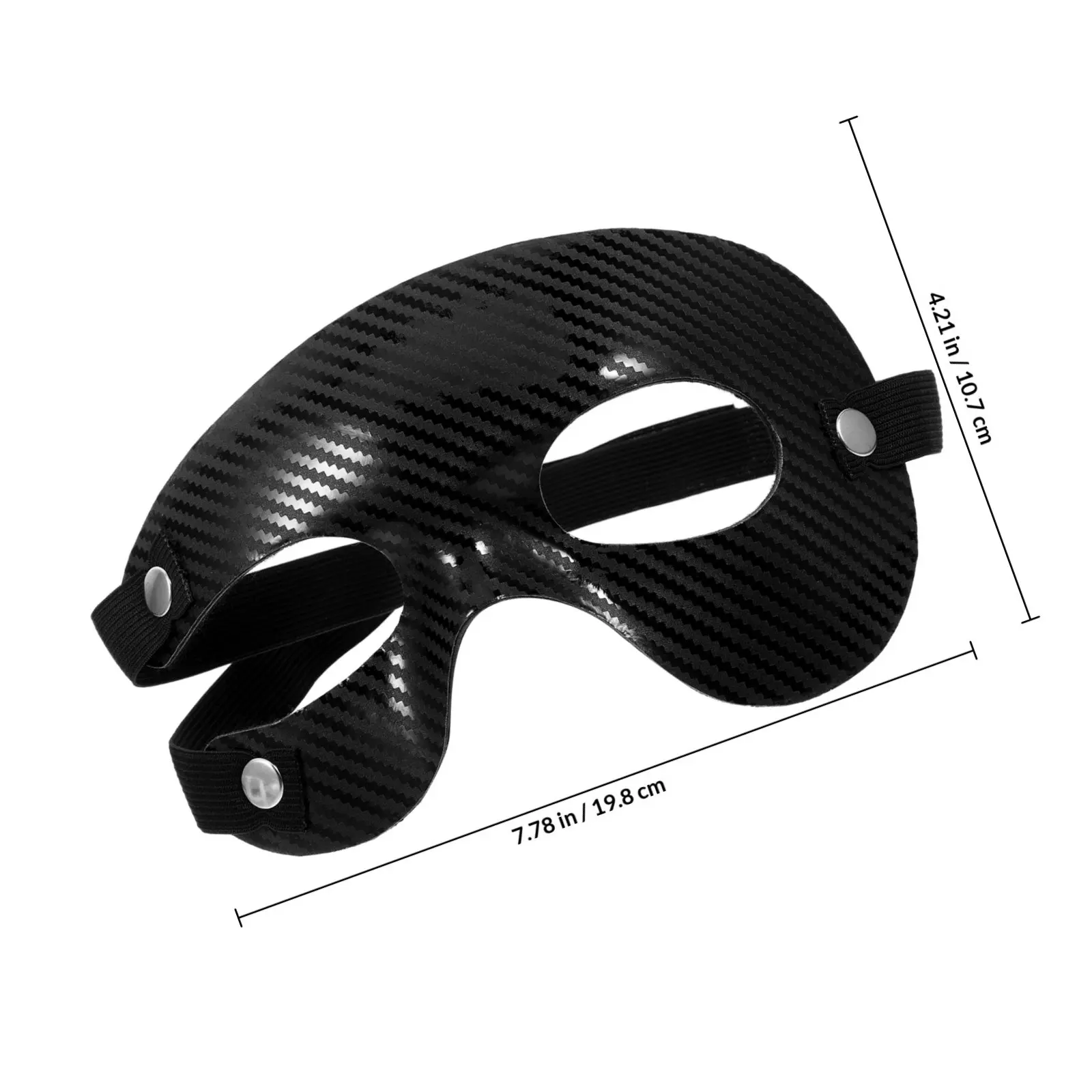 Basketball Half Face Mask Nose Guard Protective Sports Lightweight PVC Material Elastic Band for Basketball Volleyball