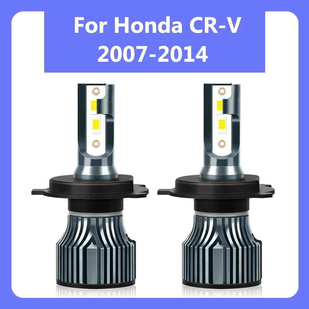 

H4 LED Car Headlight Bulbs Fit for Honda CR-V 2007-2014 Hi/Lo Beam 60W 6000lm Super Bright Play Plug 2pcs