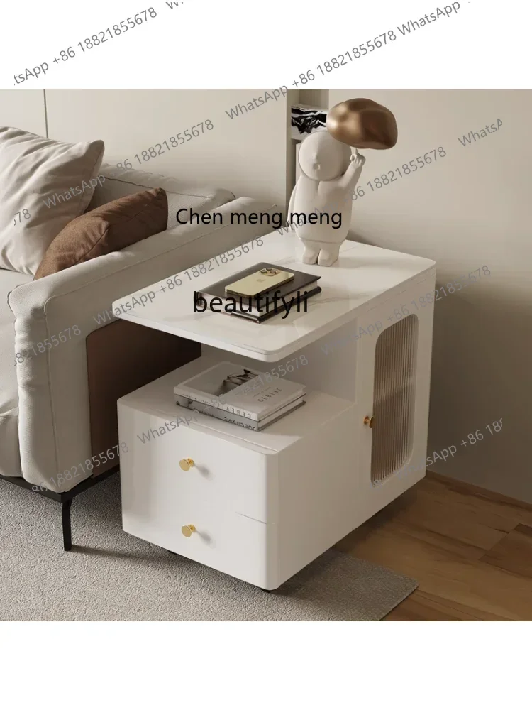 ss7486 الشمال أريكة طاولة جانبية عربة المحمول طاولة القهوة الصغيرة شقة صغيرة على شكل خاص الإبداعية قاعة الضيوف خزانة جانبية