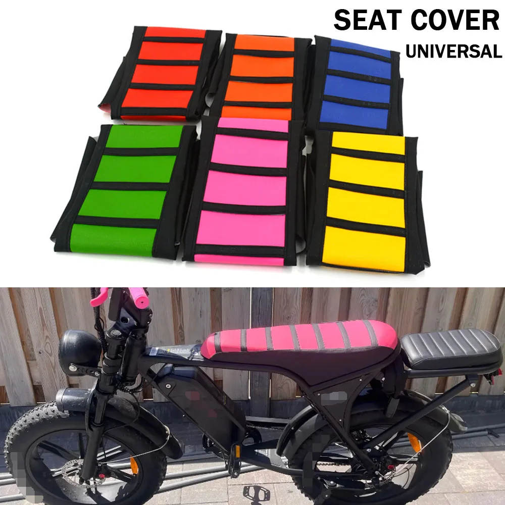 

Universal Motorcycle Soft Seat Cover Rubber Fabric Gripper For KTM Honda Yamaha Suzuki Kawasaki EXC SX YZF WRF CR KX KXF RM RMZ