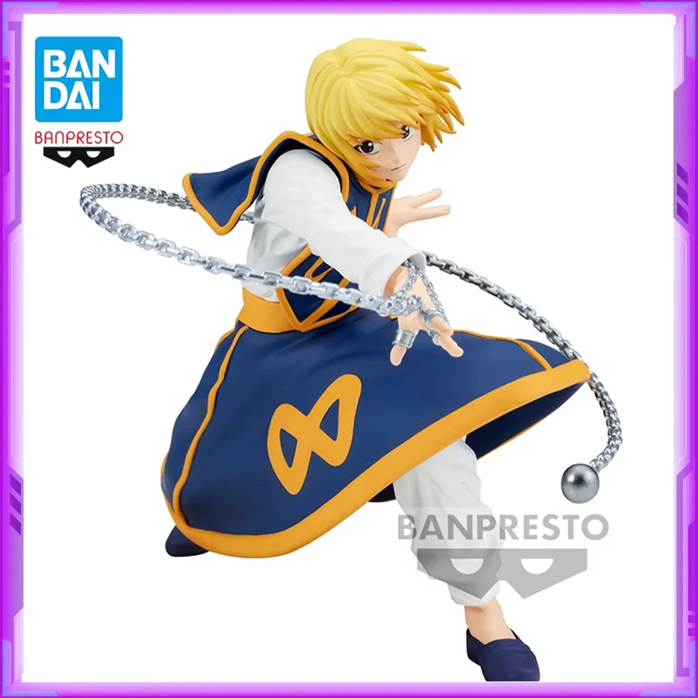 In Stock Original BANDAI Banpresto HUNTER HUNTER VIBRATION STARS Kurapika Anime Figures Action Figure Model Toys Christmas Gifts