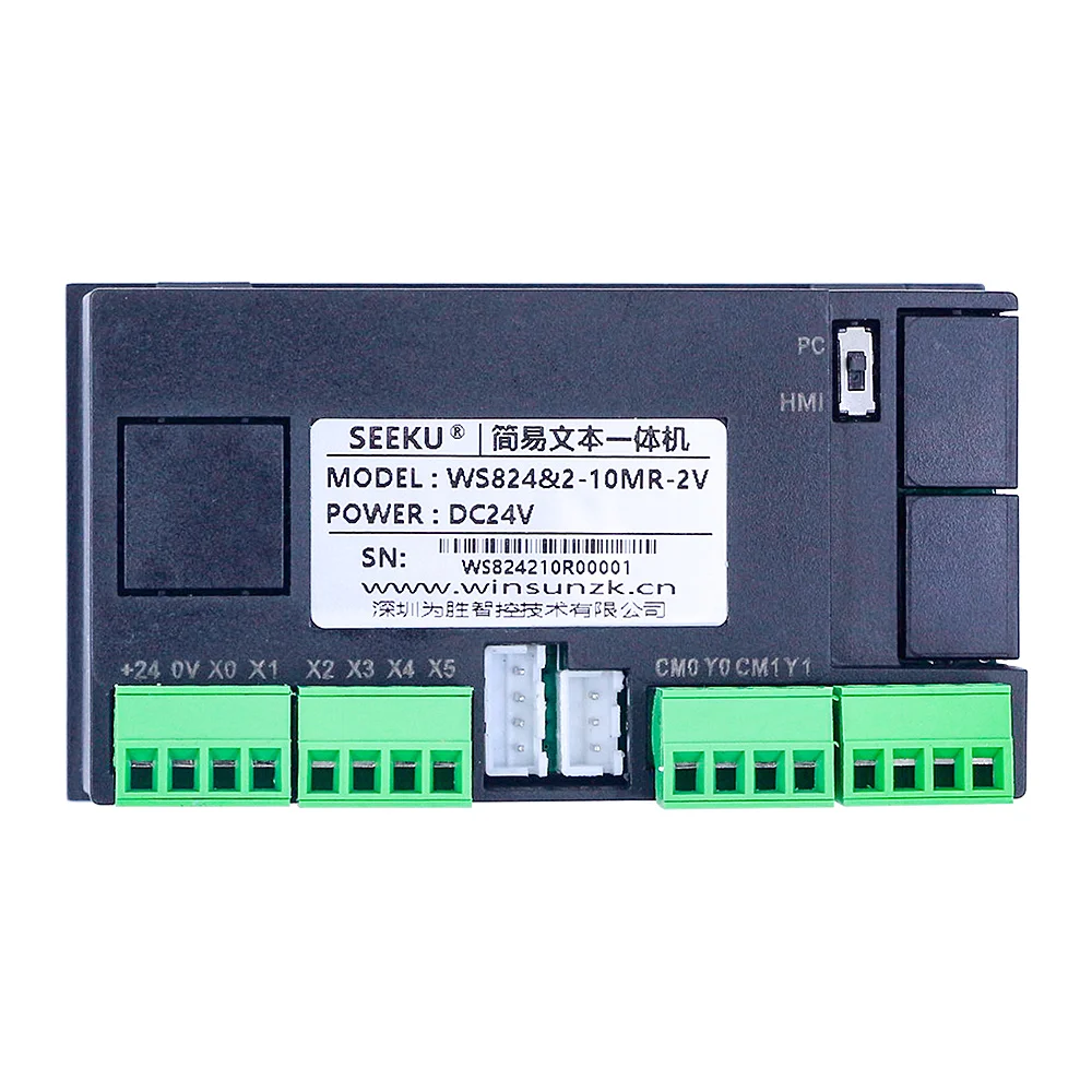 Imagem -05 - Seeku-tamanho Pequeno Tubo Digital Display Led Plc em um Fx2n 10mr Ttl