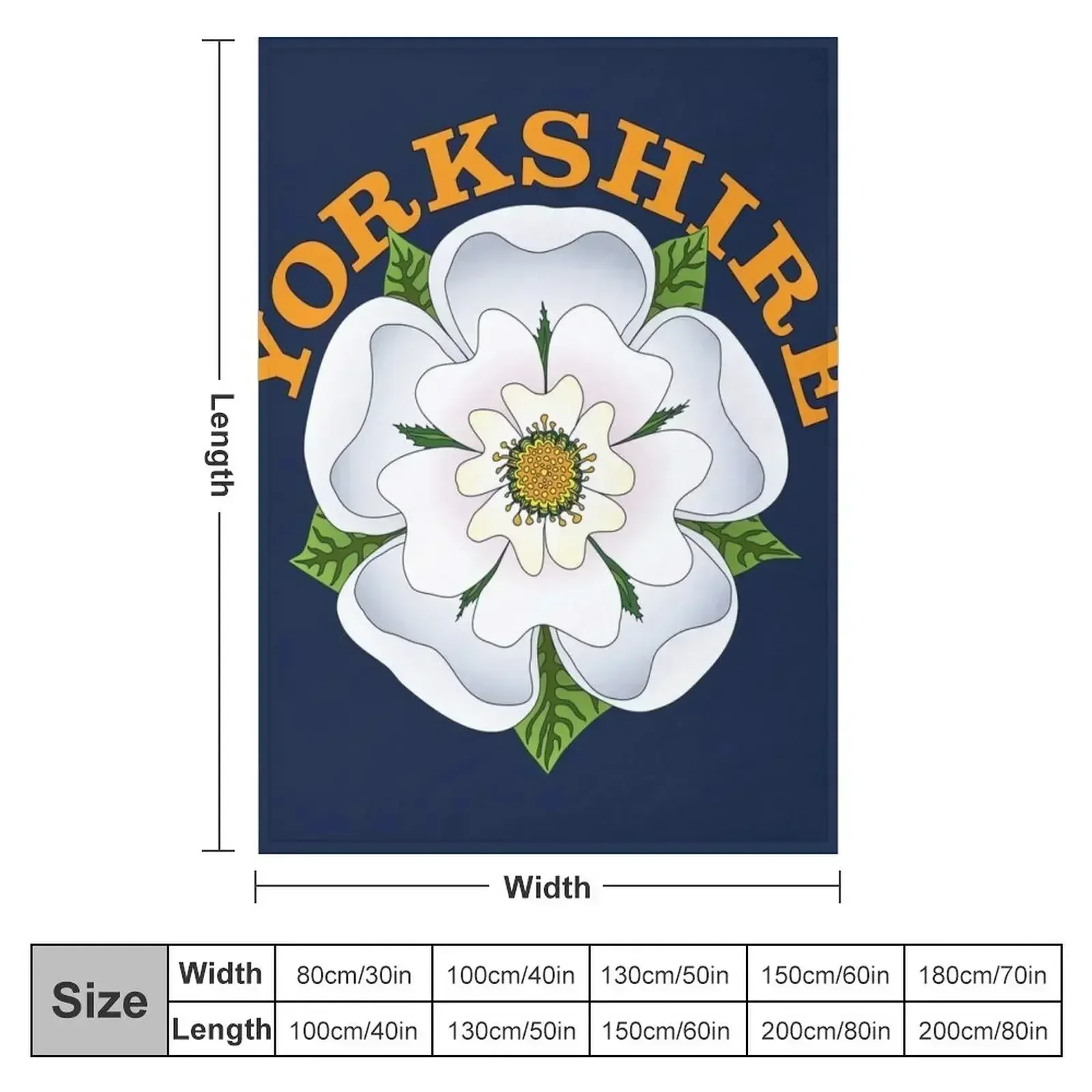 White Rose of Yorkshire Throw Blanket Bed linens Moving funny gift Luxury Throw Hair Sofas Blankets