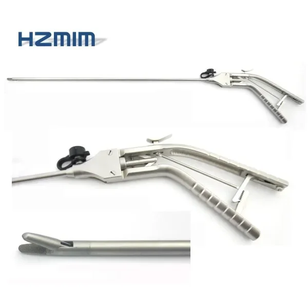 Gun shape handle needle holder forceps, Gun laparoscopy needle holder