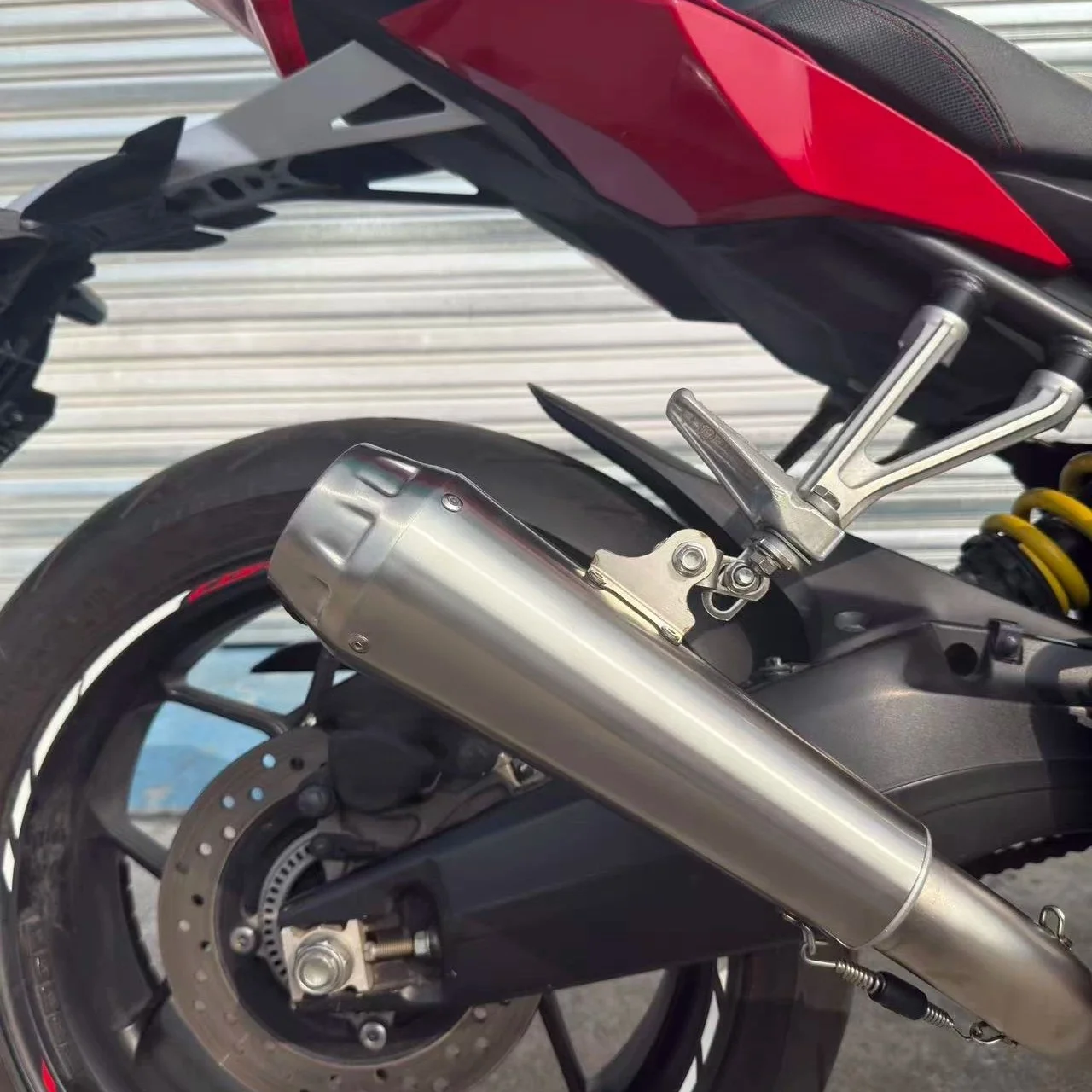 For Honda CB650R/CB650R FST Modified Full Straight Through Exhaust System For Removable DB Killer To Get Rich Exhaust Sound