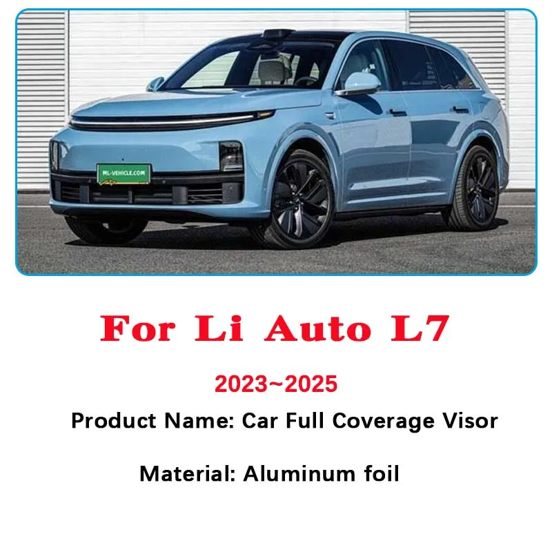 Car Windshield Visor For Li Auto LiXiang L7 2023 2024 2025 Full Window Anti-UV Sun Protection Sunshades Sticker Auto Accessories