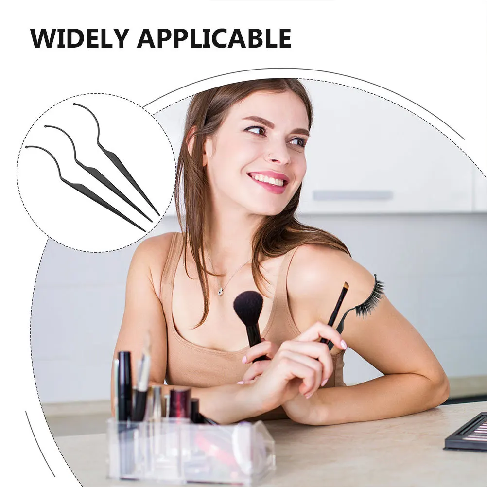 Bâtons d'affichage pour faux cils, support en acrylique, organisateur de cils réutilisable, outil de rangement Stable pour le maquillage, 6 pièces