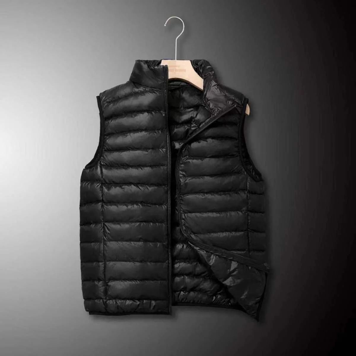 

Lightweight Loose Men's down Cotton Vest Faionable Inner Wear Heat Preservation Autumn Winter New Sle Tagkita Stand Fit
