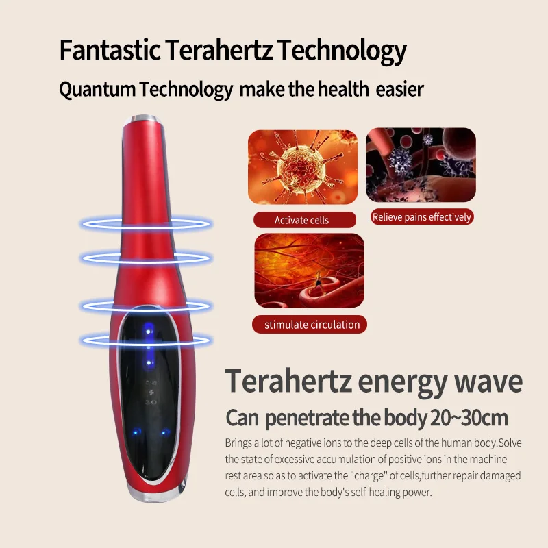 Terapia Física Fria e Rehabi Itera Care Pro Thz Equipamento Portátil Terahertz Fisioterapia Recuperação Terahertz Iteracare Wand