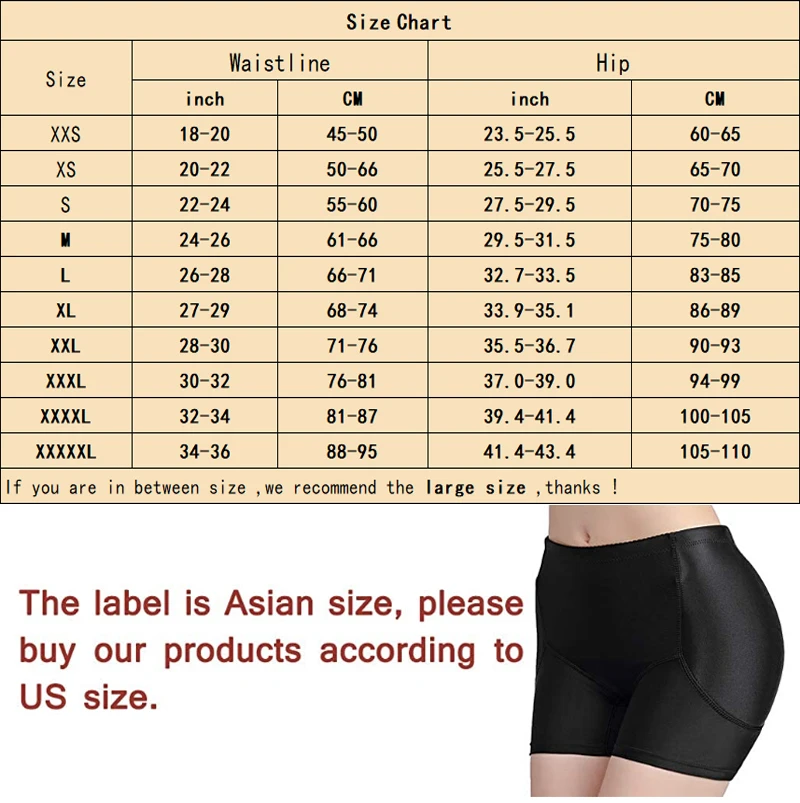 Sexy Butt Lifter Padded Hip Enhancer Shapewear High Waist Trainer Thigh Slimmer XXS XS Body Shapers Big Ass Pads Control Panties - view 6