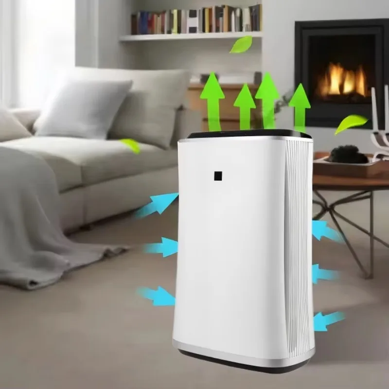 Floor-standing Air Purifier High Efficiency Air Fresher Dust Remover Anion Generator Washable IFD Filter-free Home Use view 2
