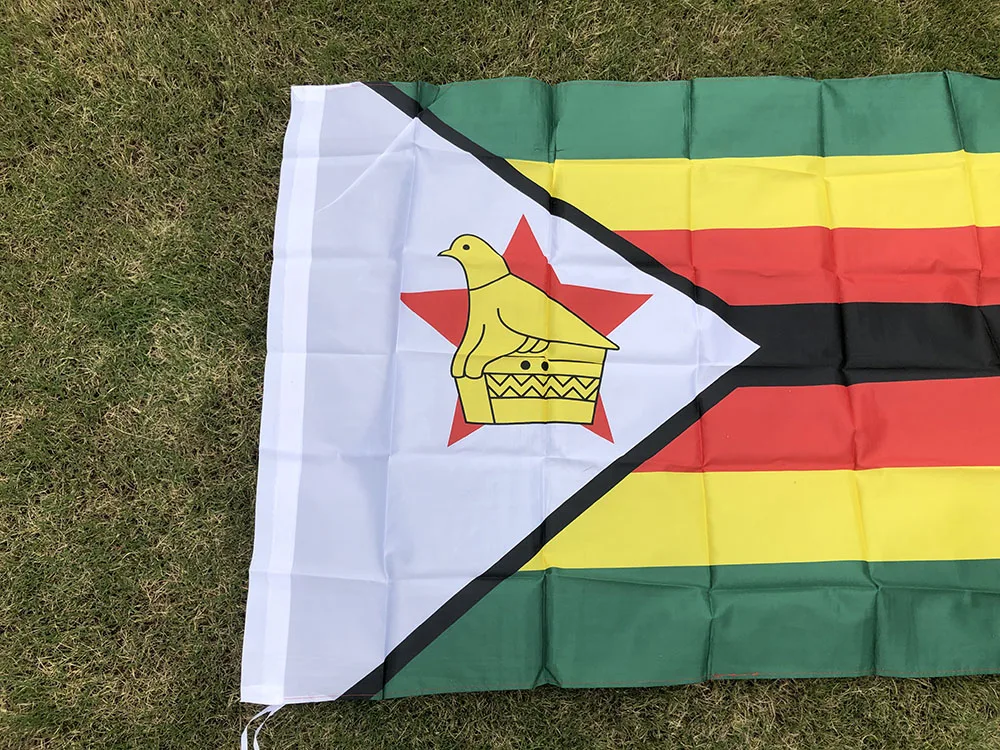 Bandera Zimbabwe polyester decoración 90x150 cm - imagen 4