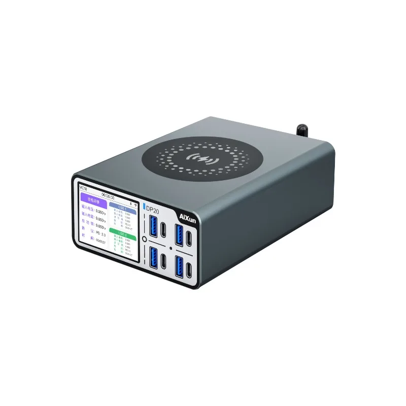 Imagem -06 - Jcid jc Aixun Dp20 Inteligente Multifuncional Desktop Carregador Rápido para Telemóveis 200w pd qc Fcp Rápido Carregamento Repair Tool