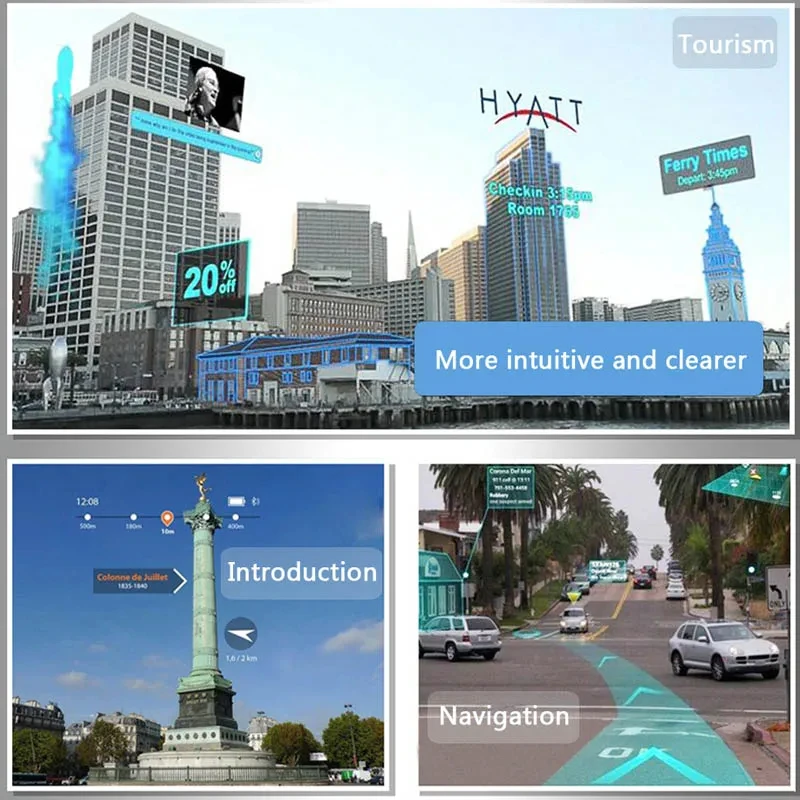 AR Box Holographic Effects Augmented Reality Glasses Smart Helmet 3D Virtual Reality with Control Handle Virtual Reality