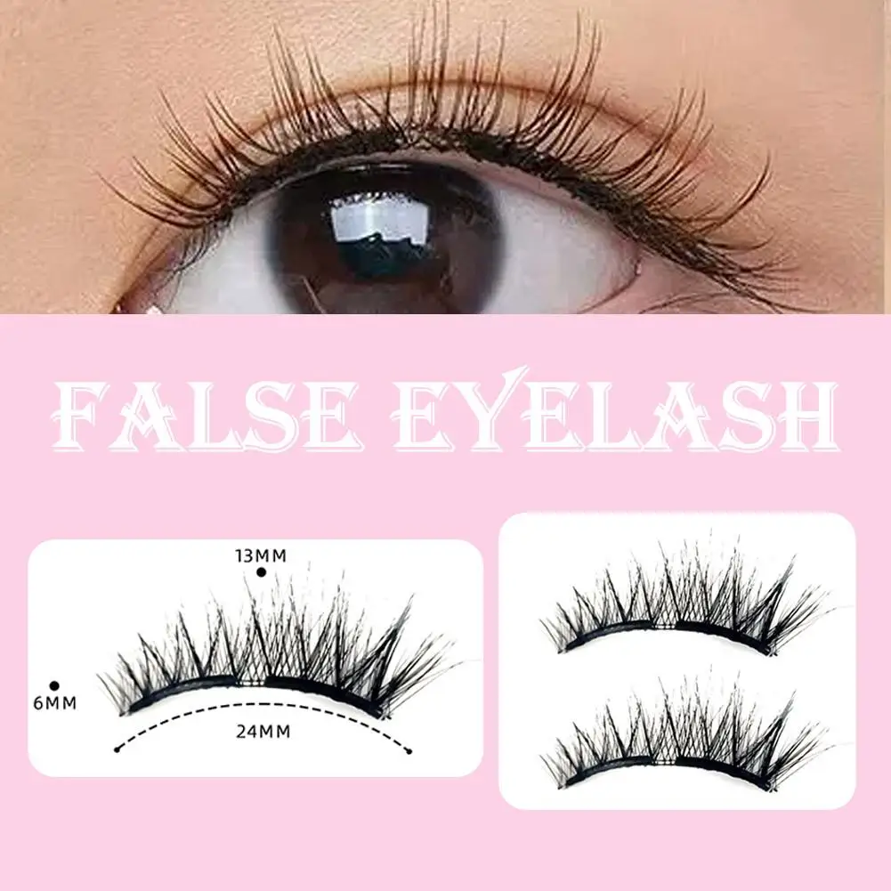 Cils magnétiques réutilisables ailés magnétiques 3D cils de vison longue durée aucune colle nécessaire faux cils avec pince à épiler maquillage nouveau