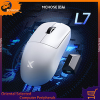 Original MCHOSE L7 Pro L7 Ultra Wireless Mouse 3 Mode Bluetooth PAW3395 8KHz Customized Lightweight Laptop Gamer PC Gaming Mouse