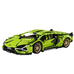 Technicial MOC 9913 Sian FKP 37 Racing Super Sport Car Supercar SportCar Model 1280PCS Building Blocks Brick Puzzle Toys Gift