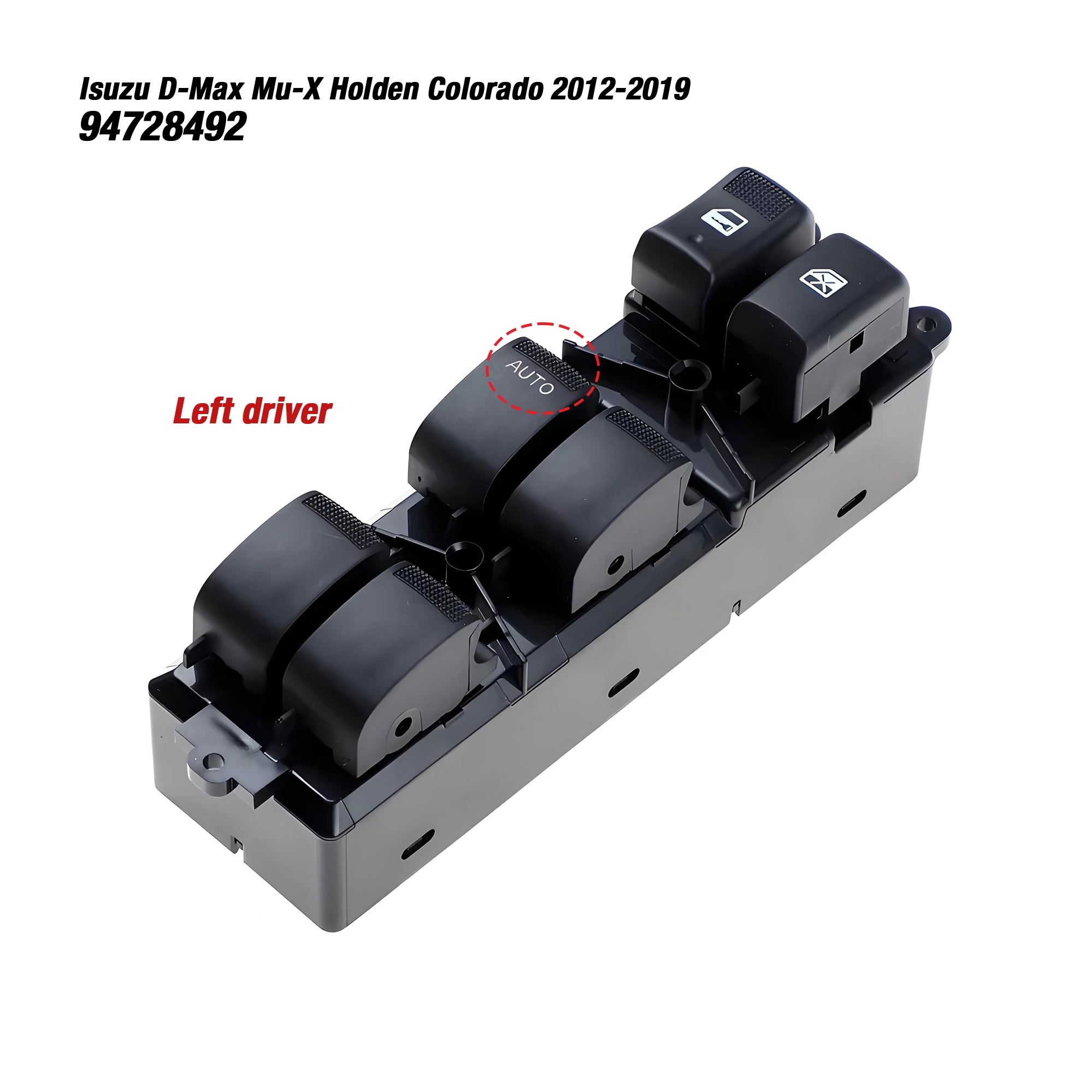 

94728492 8-97417469-0 B-97417469-0 для Isuzu D-Max Dmax Mu-X 2012-2019, электрическая мощность, главный переключатель управления стеклоподъемником