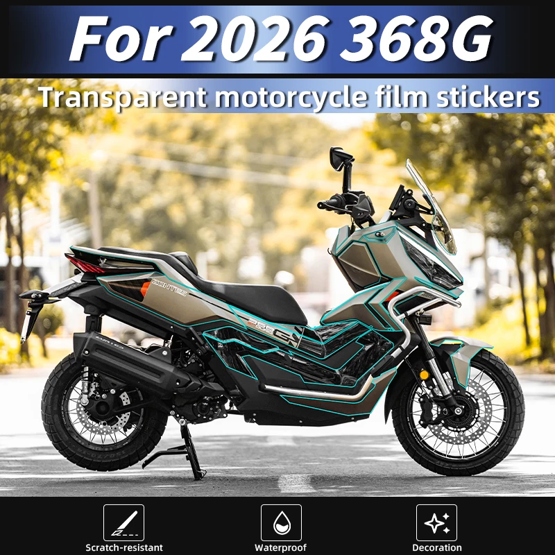 

For ZONTES 368G 2026 Model High-Quality Clear Bra Tank Film Windshield 3M Adhesive Weatherproof Residue-Free Kits