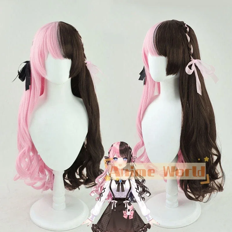 

Virtual YouTuber Iris Black Games Tachibana Hinano Cosplay Wig Halloween Christmas Woman Men Adult Wig