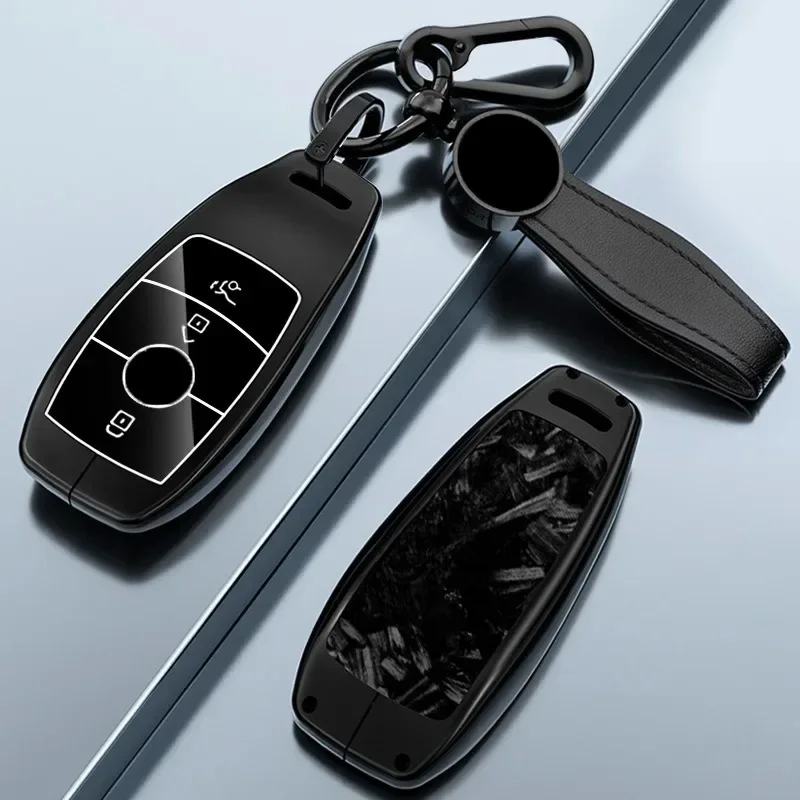 

Zinc Alloy Car Key Case Cover Holder Key Shell Buckle for Mercedes C-Class/E-Class/A-Class/S-Class/GLA/GLB/GLC/GLE