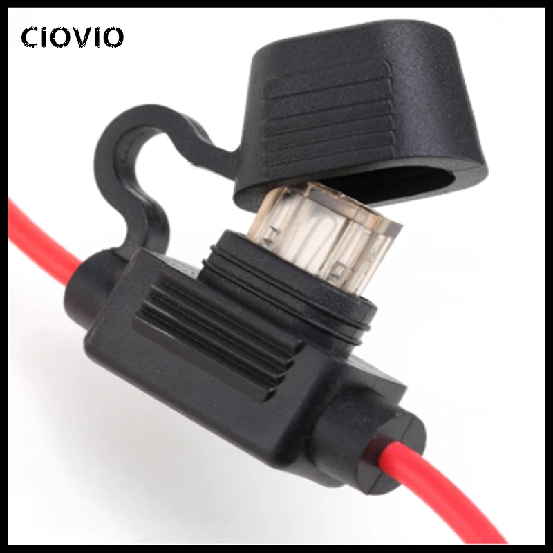 

10pcs waterproof auto inline Mini In-Line Fuse Holder + 10pcs Fuse Inserts