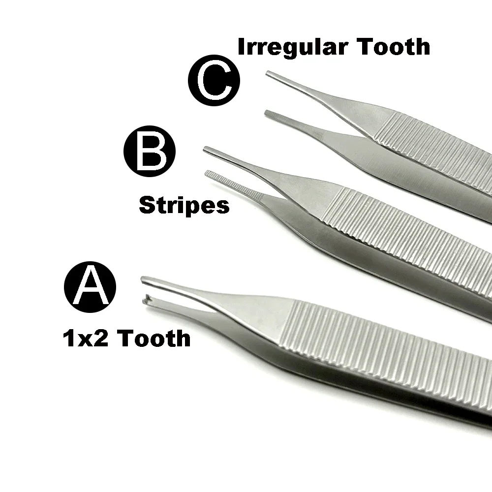 Dental Tissue Tweezer Dental Forcep Extraction Hemostat 1*2 Tweezer Home Organization Forceps Dressing Forceps